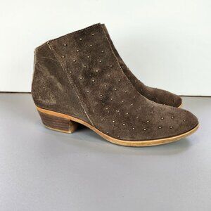 Lucky Brand Breena 2 Suede Studded Bootie Size 6.5
